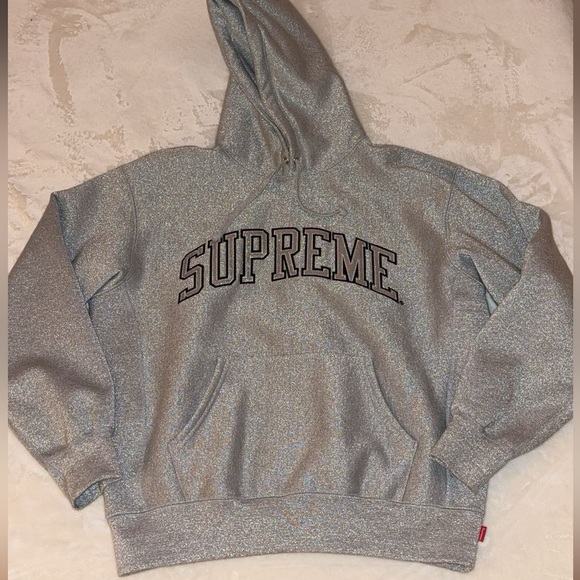 Supreme Metallic Arc Hooded Sweatshirt (SS23) - Picture 1 of 3